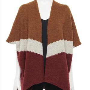 Sonoma Ruana Sweater Shawl Women’s One Size